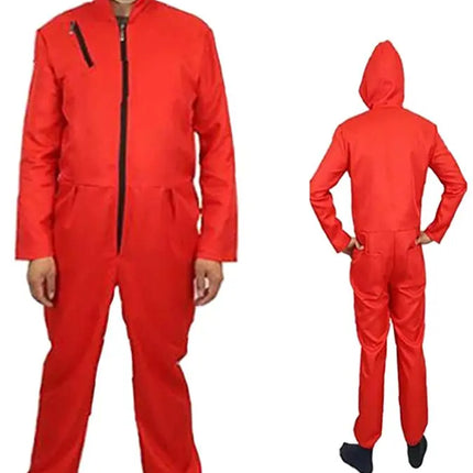 Fancydresswale Money Heist Costume for La Casa De Papel with Mask for Adults, free size fancydresswale.com