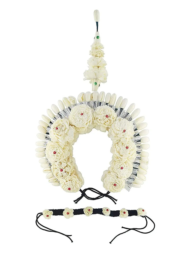 Fancydresswale Orissa Tahia Professional Juda Flower Bridal and Dances Tiara fancydresswale.com