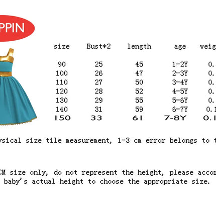 Fancydresswale Princess Merida Girls Dress Party  Summer Cosplay Baby Fashion fancydresswale.com