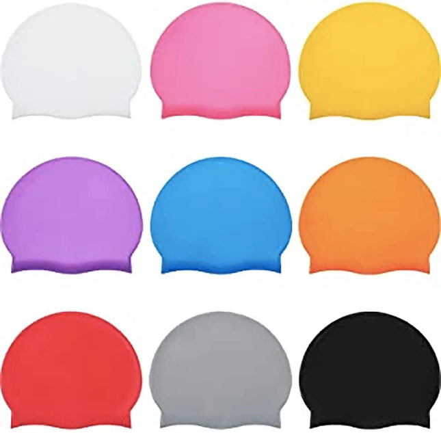 Fancydresswale Swimming Caps for kids and Adults- Assorted colors and designs fancydresswale.com