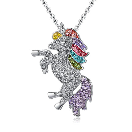 Fancydresswale Unicorn Pendant Necklace Jewelry for Women Girls Lover Gifts Daughter Loved Necklace Chain Fancydresswale.com