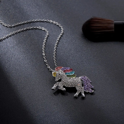 Fancydresswale Unicorn Pendant Necklace Jewelry for Women Girls Lover Gifts Daughter Loved Necklace Chain Fancydresswale.com