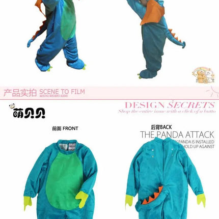 Fancydresswale baby Photography Props Dinosaur Animal Costume Jumpsuit Halloween Cosplay Costume(6 Months -24 Months)) Fancydresswale