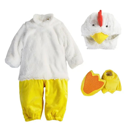 Fancydresswale baby Photography Props Hen Bird Costume Jumpsuit Halloween Cosplay Costume(6 Months -24 Months)) Fancydresswale