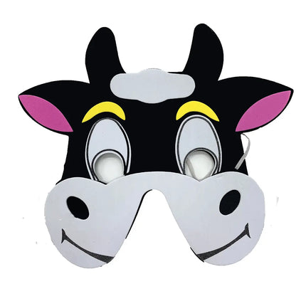 Fancydresswale kids party mask EVA Animal theme Birthday Foam Mask set of 12 jungle theme party prop fancydresswale.com