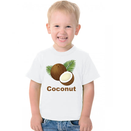 Fruit Theme T-Shirt for Kids Fancy Dress Costume Coconut Fancydresswale