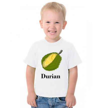 Fruit Theme T-Shirt for Kids Fancy Dress Costume Durian Fancydresswale