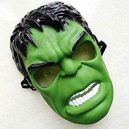 Hulk Superhero Plastic Masks Great Party Favor, Fun, Fiesta, Costume, Halloween, Single, Free Size Fancydresswale