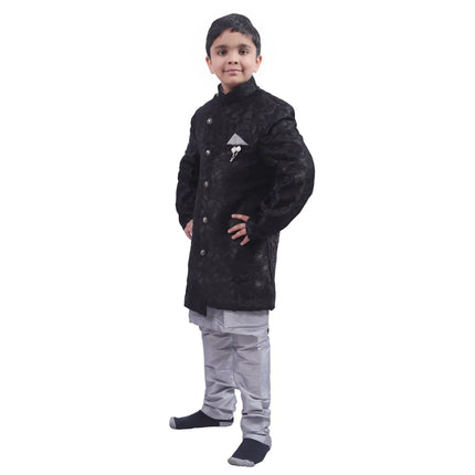 Indo Western Party Ocassion Dress For Boys Style 2 Colour Black Fancydresswale