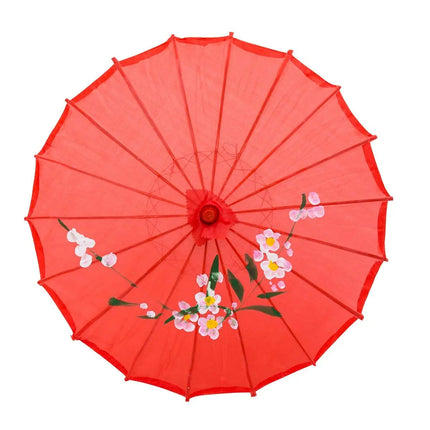 Kids Size Japanese Chinese Umbrella for Wedding Parties, Photography, Costumes, Cosplay, Decoration and Other Events (Red) Fancydresswale