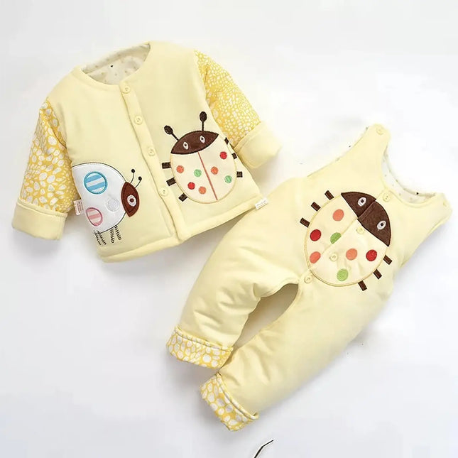 Newborn dress for babies 2 piece warm set,Dungaree Style Romper With Full Sleeves Top, Yellow fancydresswale.com