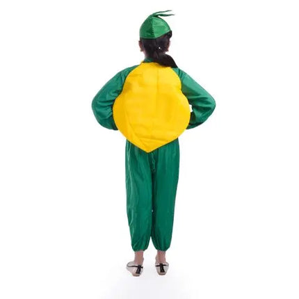 Papaya fruit costume for Girls and Boys for kids fancydress competitions Fancydresswale