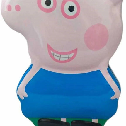 Peppa Pig Metal Body Piggy Bank Saving Money Box for Kids with Lock and Key Random Colour Fancydresswale