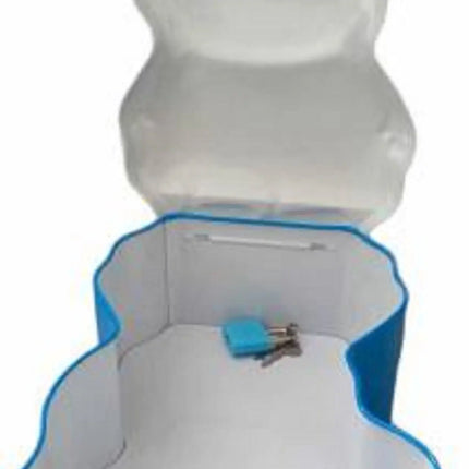 Peppa Pig Metal Body Piggy Bank Saving Money Box for Kids with Lock and Key Random Colour Fancydresswale