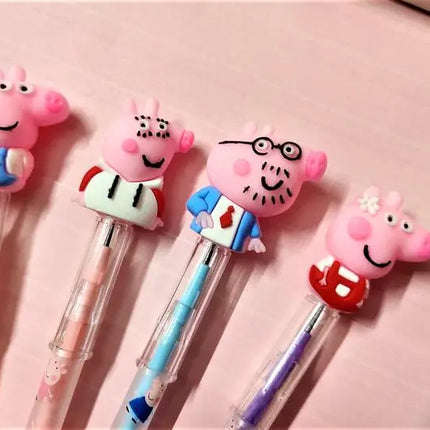 Peppa Pig Pencils Birthday Gifts/Return Gift for Kids (Pack of 4) Fancydresswale