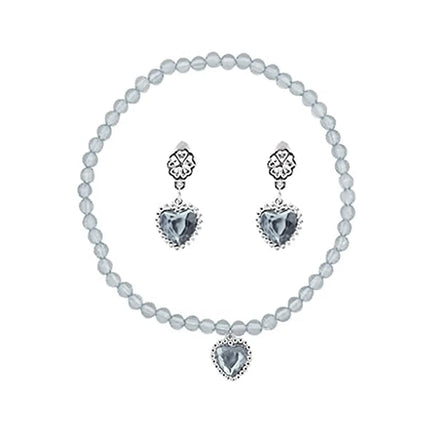 Princess Elsa Cinderella Rapunzel Plastic Dress up Accessories Set for Girls White Fancydresswale