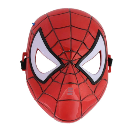 Superhero The Avengers Costume LED Light Eye Mask, Multi- Mix Set of 4 (Assorted) Fancydresswale