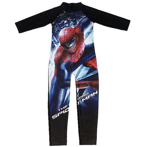 Fancydresswale Spiderman Full sleeve Swimsuit for kids