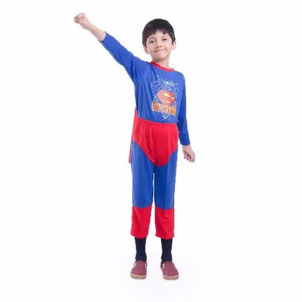 Superman Hosiery Premium Quality dress for boys, Blue Fancydresswale