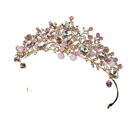 Tiara Crowns Crystal Headband Princess Rhinestone Crown Bride Headbands Bridal Wedding Prom Birthday Party Hair Accessories Jewelry for Women Girls Fancydresswale