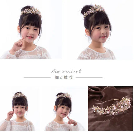 Tiara Crowns Crystal Headband Princess Rhinestone Crown Bride Headbands Bridal Wedding Prom Birthday Party Hair Accessories Jewelry for Women Girls Fancydresswale