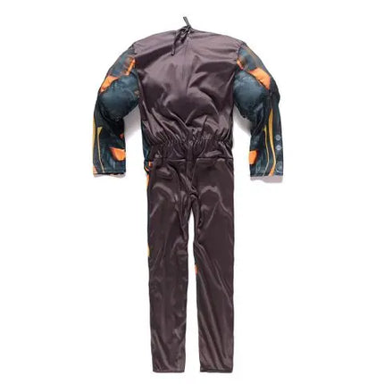 Transformer Bumblebee Muscle dress for boys with Mask Fancydresswale