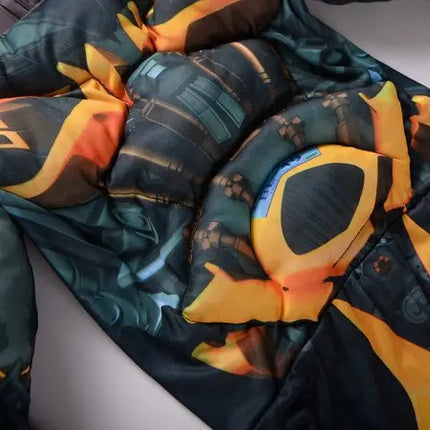 Transformer Bumblebee Muscle dress for boys with Mask Fancydresswale