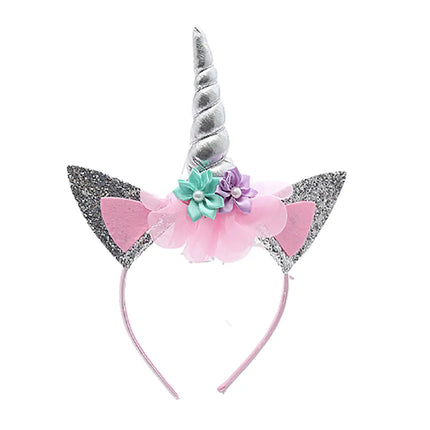 Unicorn hair band for Girls birthday Gift party prop Girls-6 colors fancydresswale.com