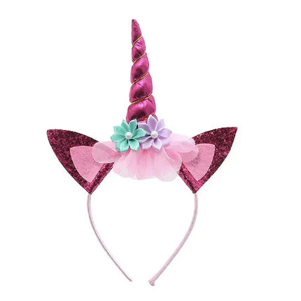 Unicorn hair band for Girls birthday Gift party prop Girls-6 colors fancydresswale.com