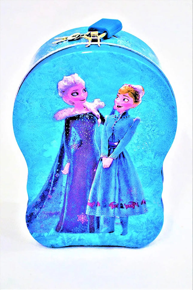 elsa Metal Body Piggy Bank Saving Money Box for Kids with Lock and Key Fancydresswale