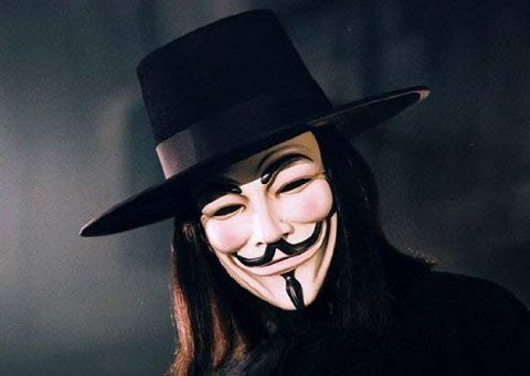 Vendetta Mask Guy Fawkes Halloween Masquerade Party Face March Protest