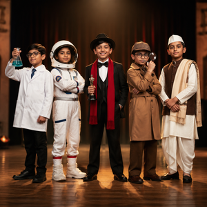 Famous Character costumes for kids from Scientists, Movie stars and comic characters