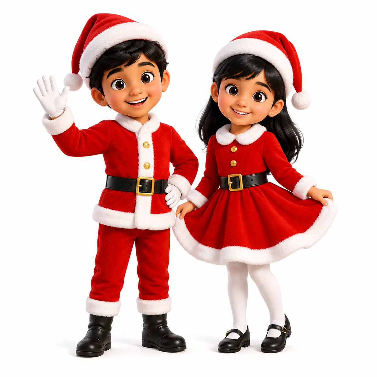 Christmas dress for boys and girls santa costumes