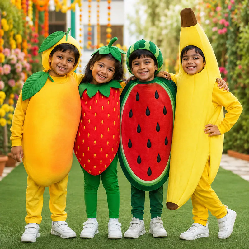 Fruit fancy dress costume for kids for school programs