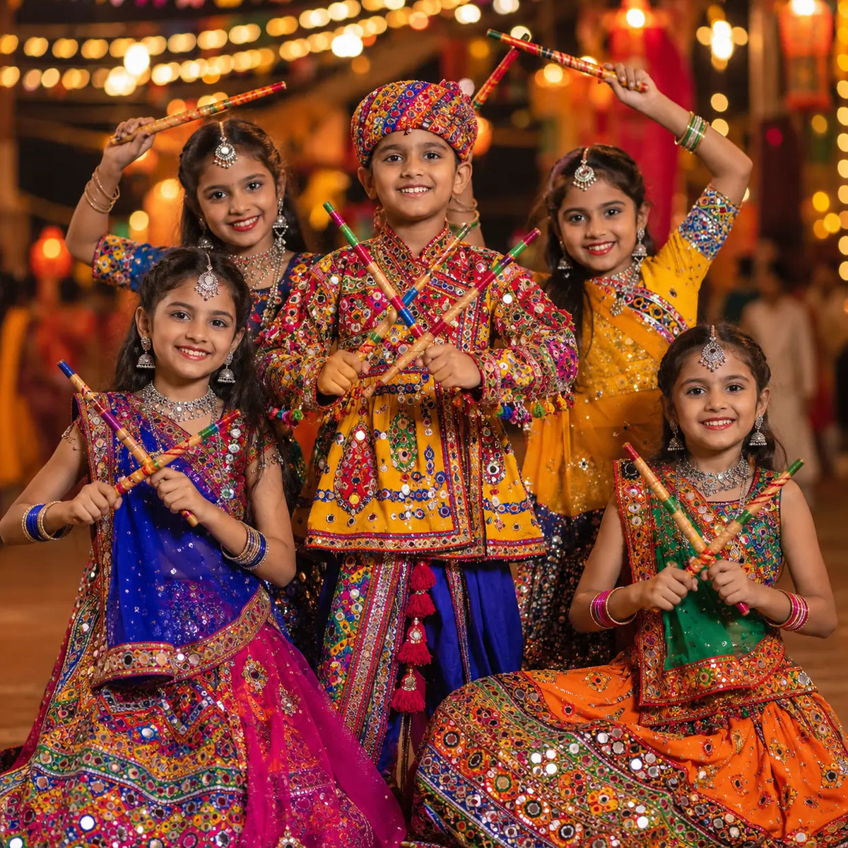 Navratri Dress Collection for Boys & Girls | FancyDressWale
