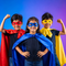 Superhero capes for boys and girls