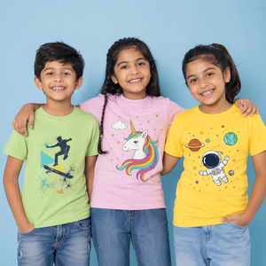 printed tshirt for variety of themes and characters