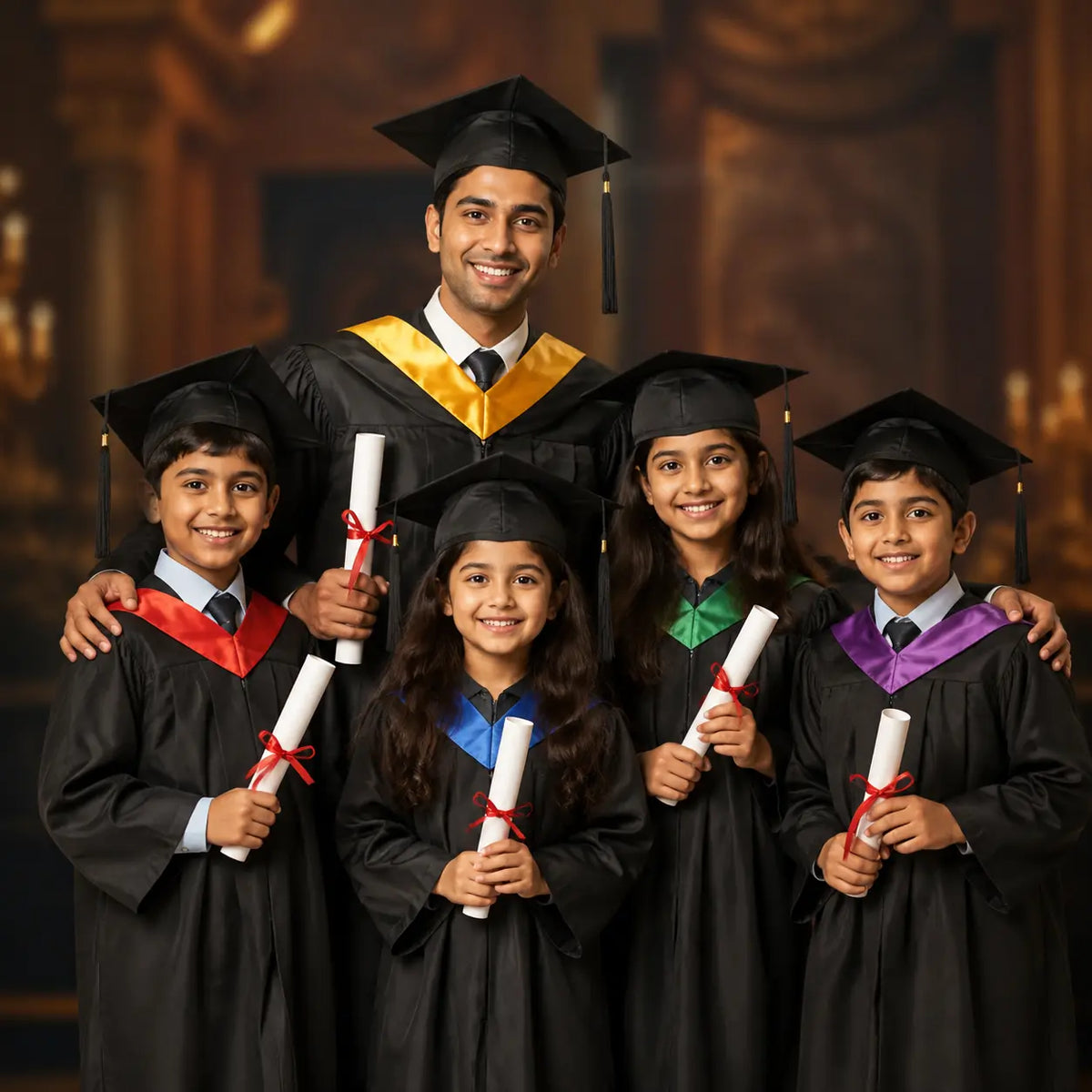 convocation dress with cap in various colors and packs- bulk buy available