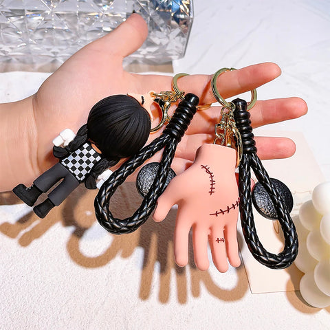 Fancydresswale Wednesday Addams Merchandise Keychain -Gift for Girls,Daughter, Teen- Wednesday 5th Generation