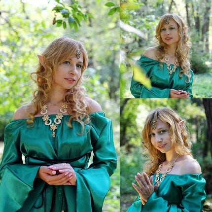 Elf Ear Latex Anime Dress Up Costume Fairy Ears Soft Pointed Ears Cosplay Halloween Anime Party Vampire Ears Fancydresswale