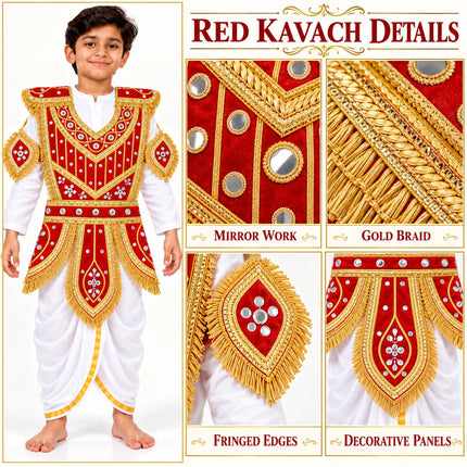 Adult Kavach - Mythological Warrior Fancy Dress fancydresswale.com