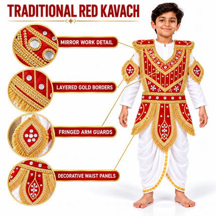 Adult Kavach - Mythological Warrior Fancy Dress fancydresswale.com