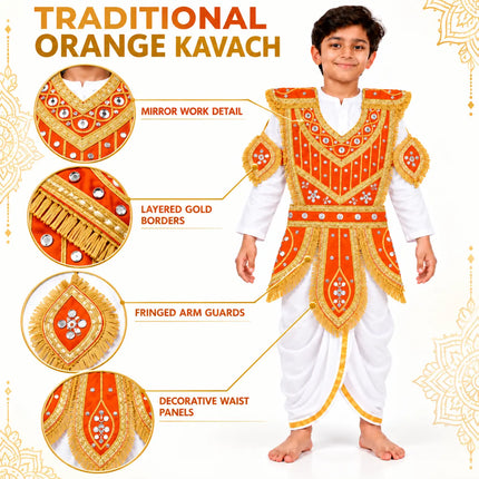 Adult Mythological Warrior Kavach - Fancy Dress fancydresswale.com