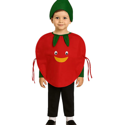 Apple Cutout and Cap without Jumpsuit Fancydresswale