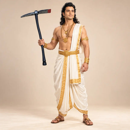 Balaram Costume Axe Prop for Mythological Fancy Dress fancydresswale.com
