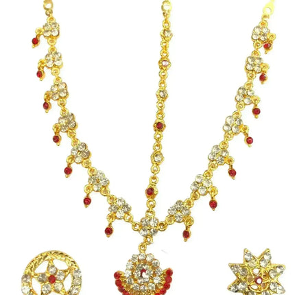 Bharatnatyam Costume for Girls with Light Bharatnatyam Jewellery Fancydresswale