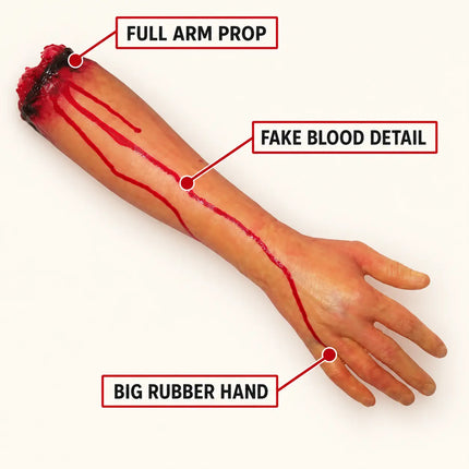 Big Blood Hand – Halloween Horror Arm Prop fancydresswale.com