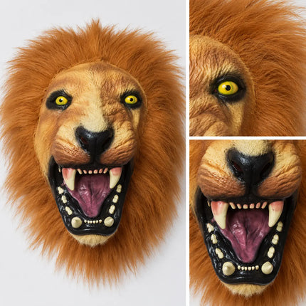Big Lion Mask with Mane for Fancy Dress fancydresswale.com