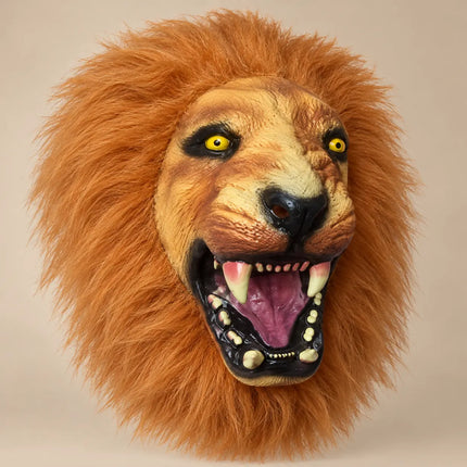Big Lion Mask with Mane for Fancy Dress fancydresswale.com