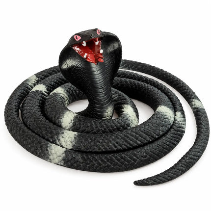 Black white-band cobra coiled product view
